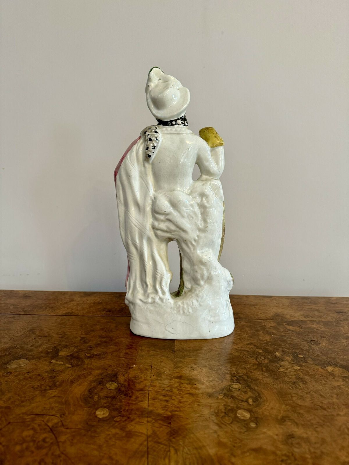 Large Antique Robin Hood Staffordshire Figure photo for sale