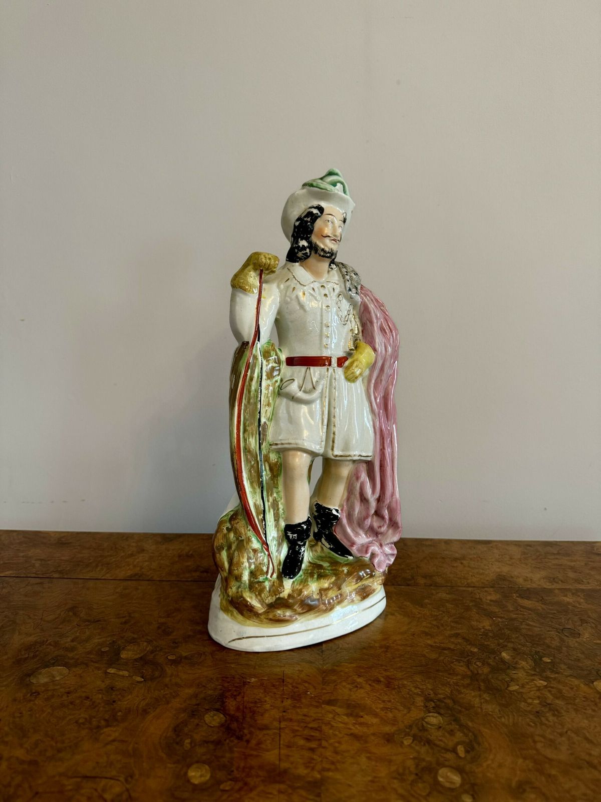 Large Antique Robin Hood Staffordshire Figure photo buy