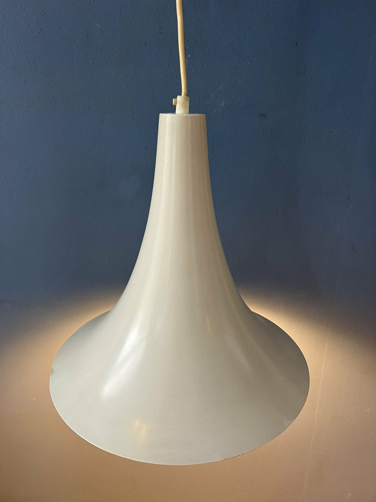 Kleine Vintage Beige Heksenhoed Hanglamp photo 192.0