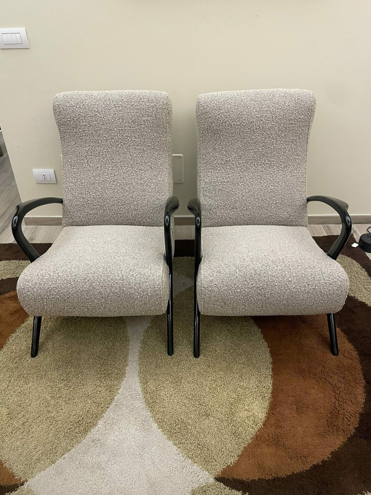 Pair Of Armchairs From The 1950s 60s photo Furniture