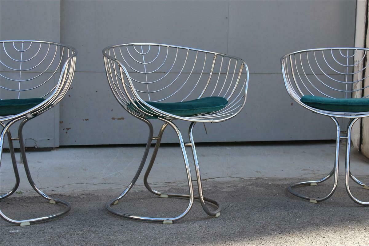 Sedie Model Marika Giorgio Rinaldi Per Rima Design Italiano 1970 Greene & Greene photo for sale