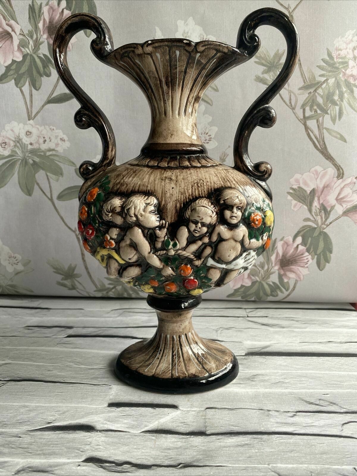 Ceramics Titano 50’s Rep. San Marino Home Decor Old Ceramic Vase