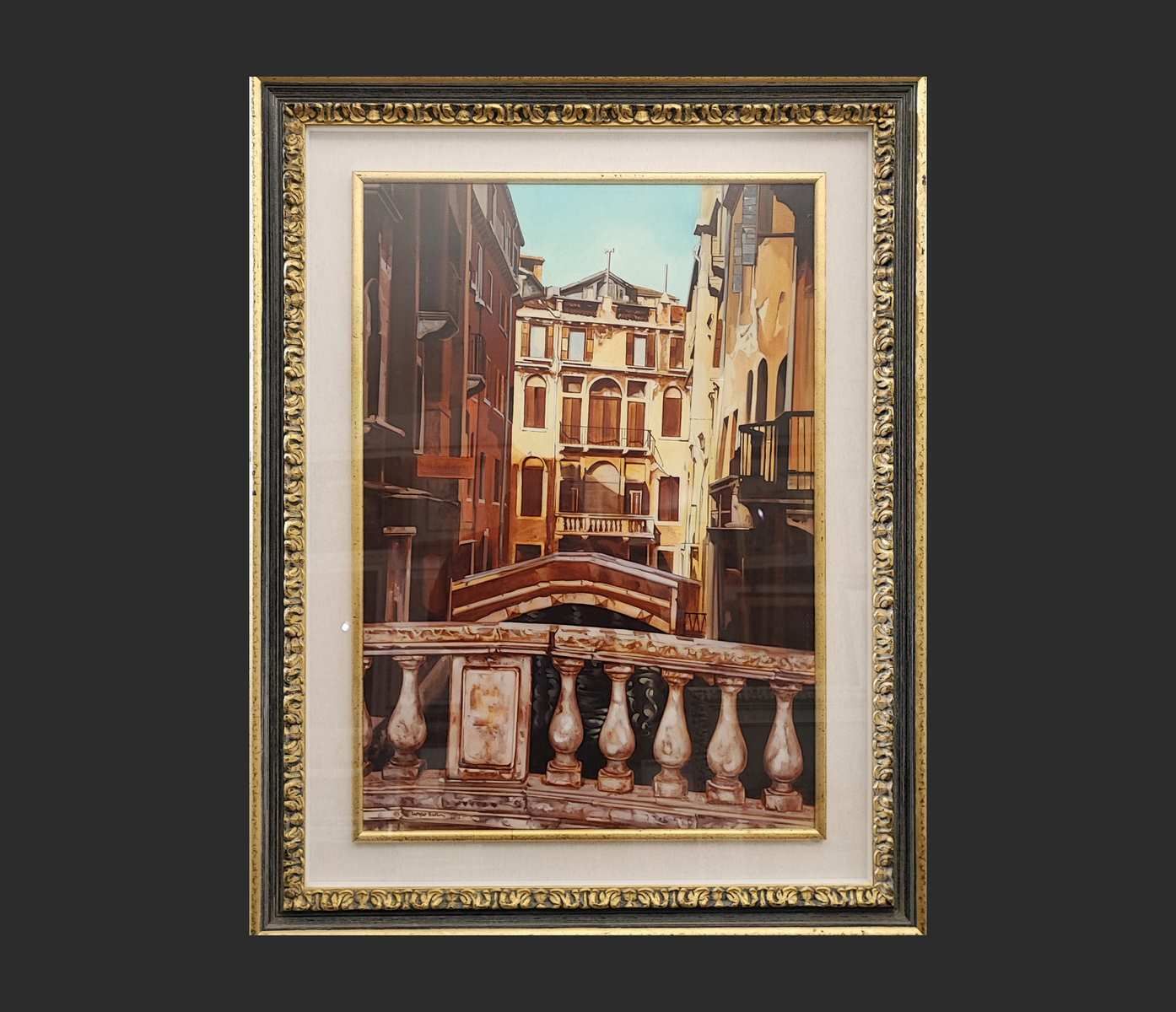 Work By Giorgio Balboni, Oil On Canvas, Venice, 1993