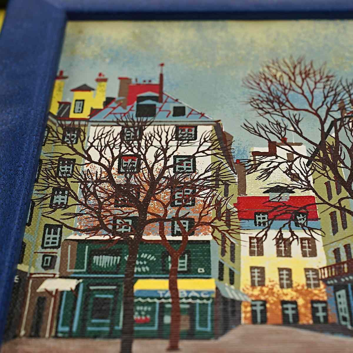 Lot Of 3 Hand Painted Souvenir Paintings From The 90s photo furniture