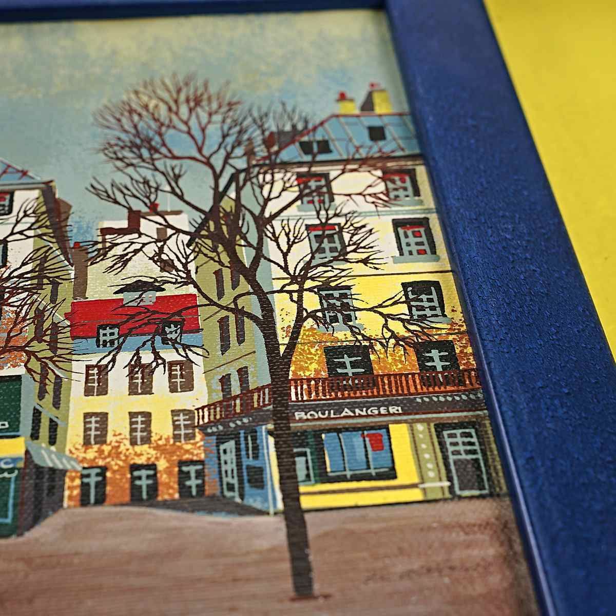 Lot Of 3 Hand Painted Souvenir Paintings From The 90s photo for sale