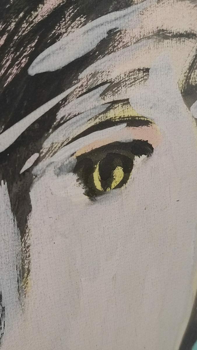 Work By Remo Brindisi, Tempera photo vinterior