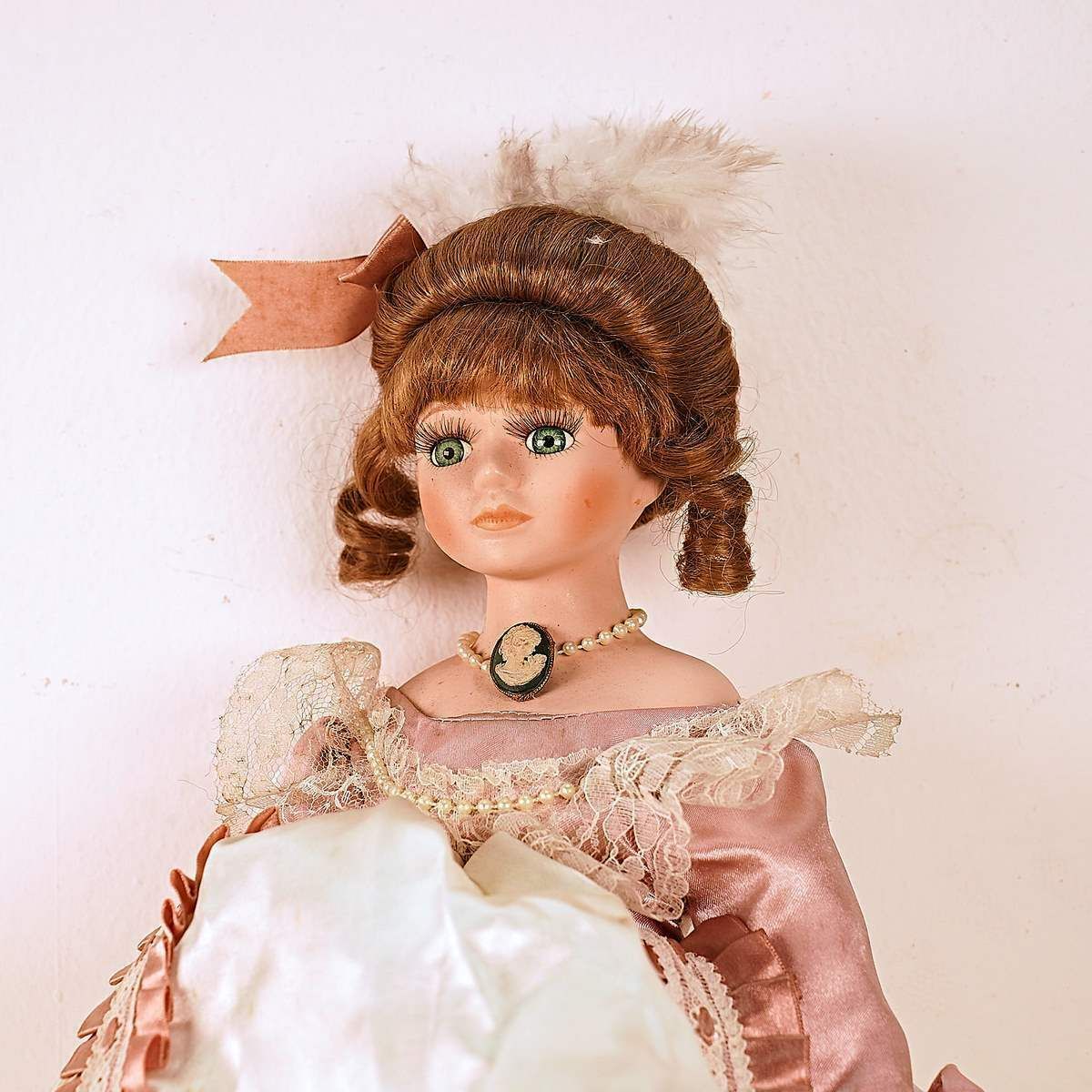 Vintage Doll With Ceramic Parts photo furniture