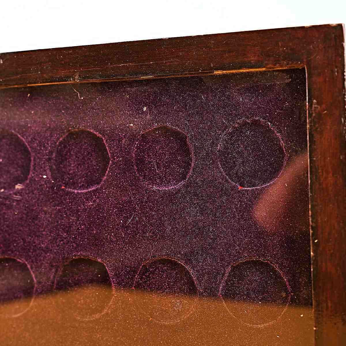 Wooden And Plexiglass Medal Coin Board photo furniture