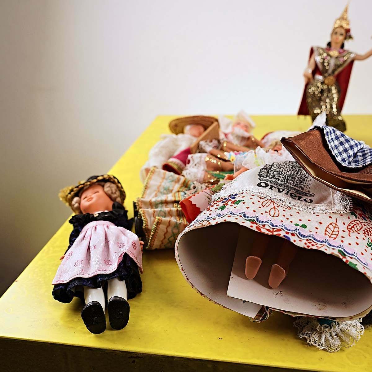 Lot Of 76 Vintage Souvenir Dolls photo Home Decor