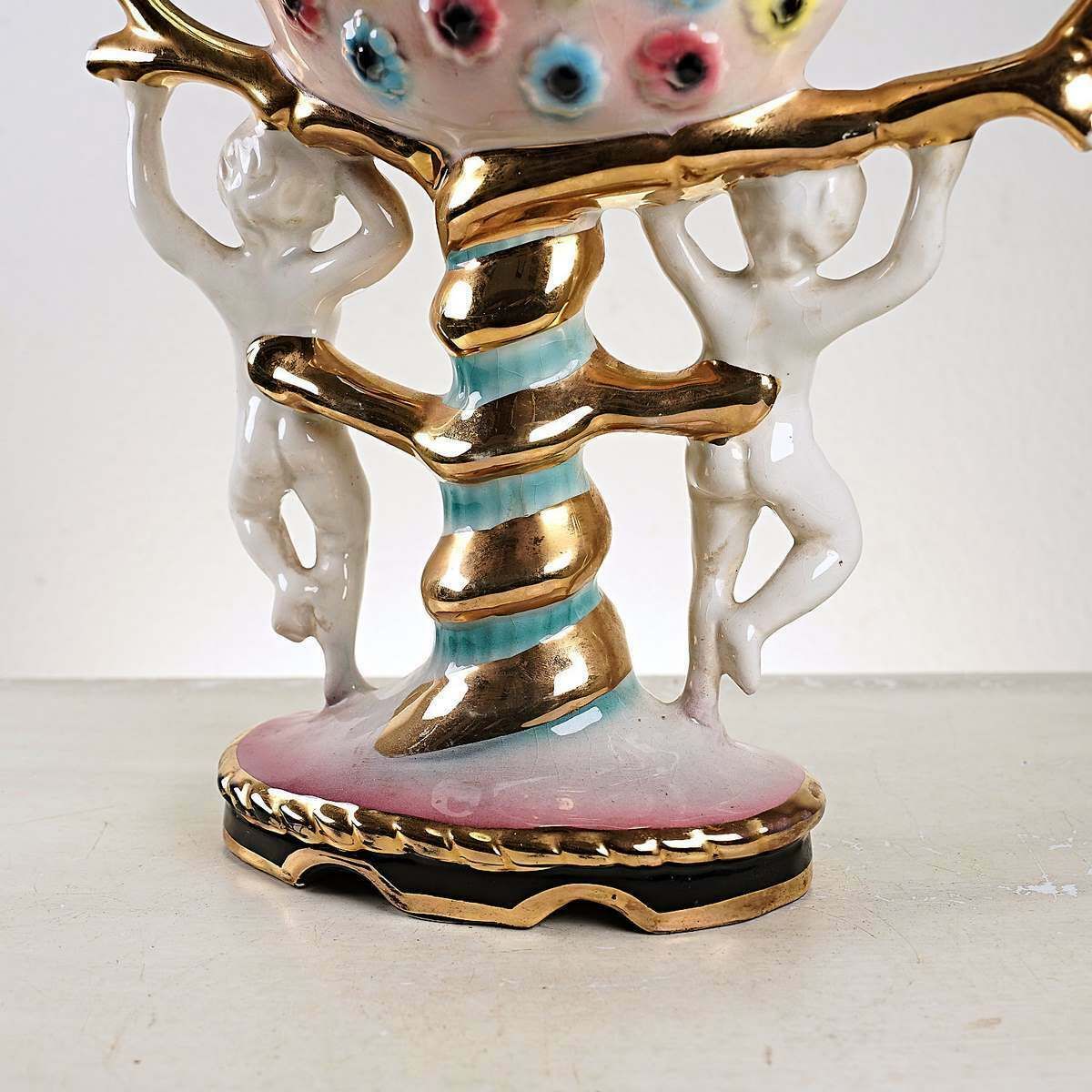 Fern Sesto Florentine Ceramic Vase From The 1950s photo buy