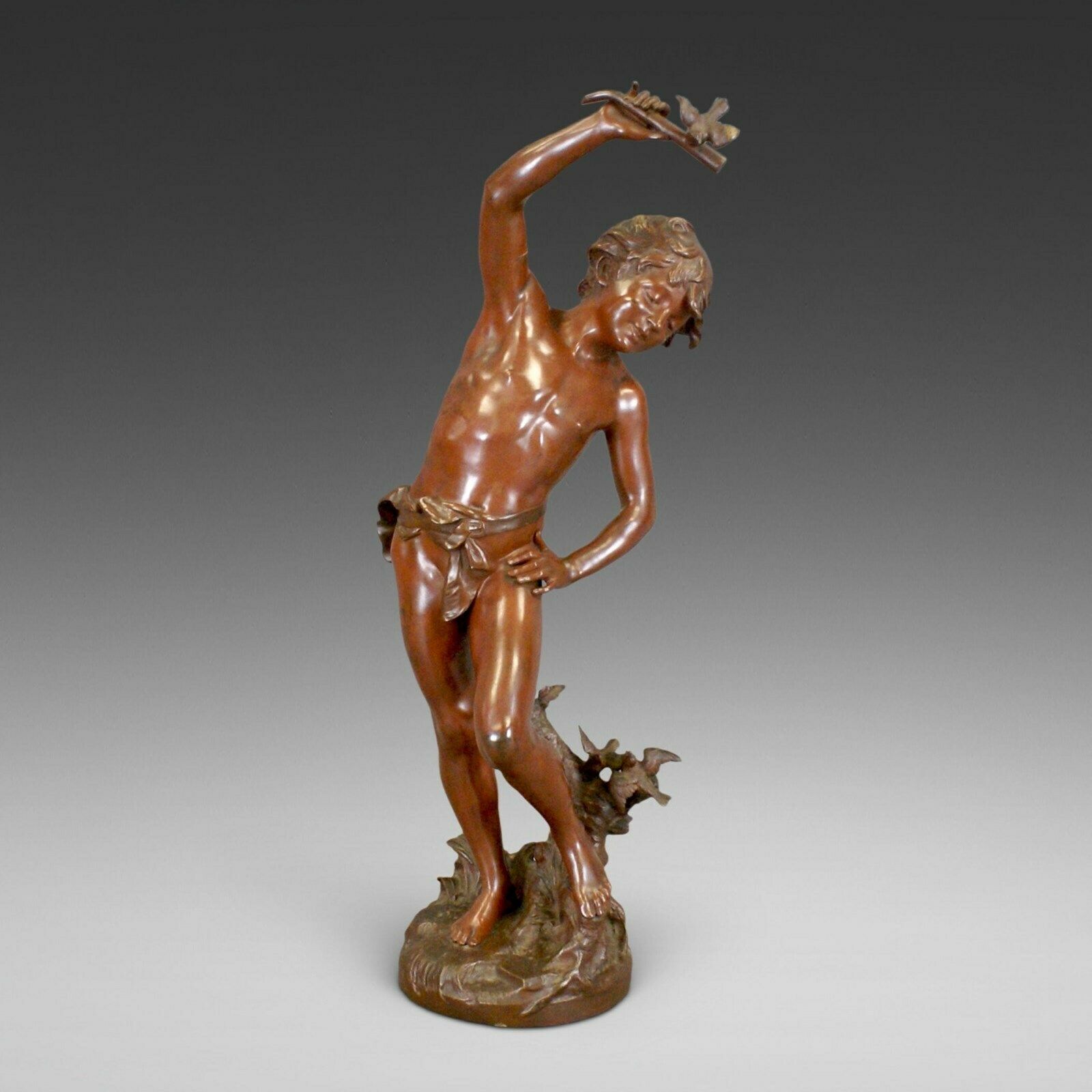 A Bronze Figure After Auguste Moreau (1834 – 1917)