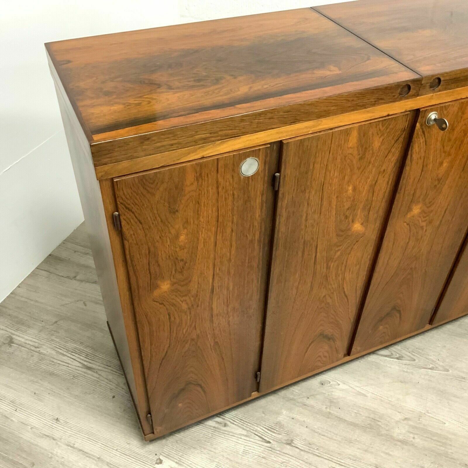 photo furniture Danish Rosewood Captains Drinks Cocktail Cabinet Bar By Reno Wahl Iversen Folr Drylund