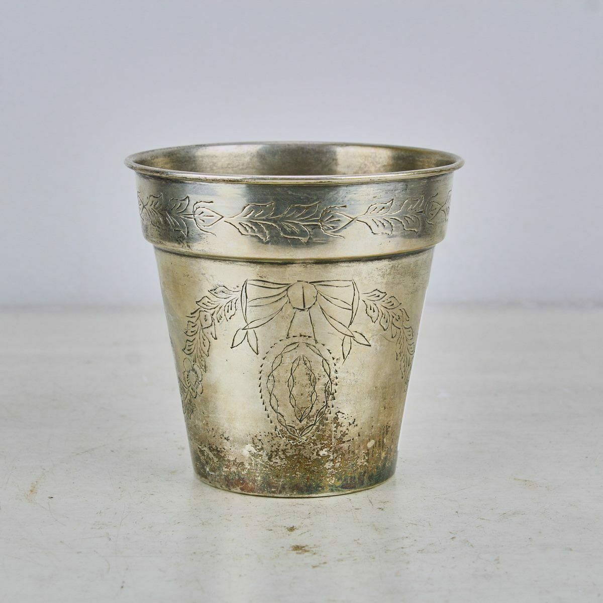 Royal Family Sheffield Chiselled Vase
