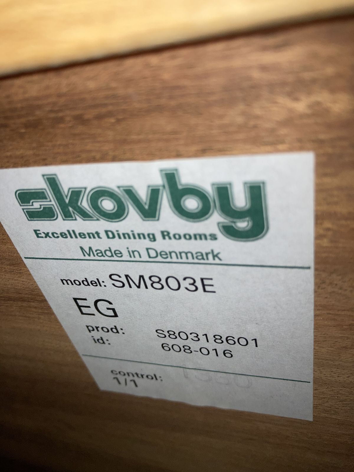 Skovby Model Sm803e Oak Sideboard photo for sale