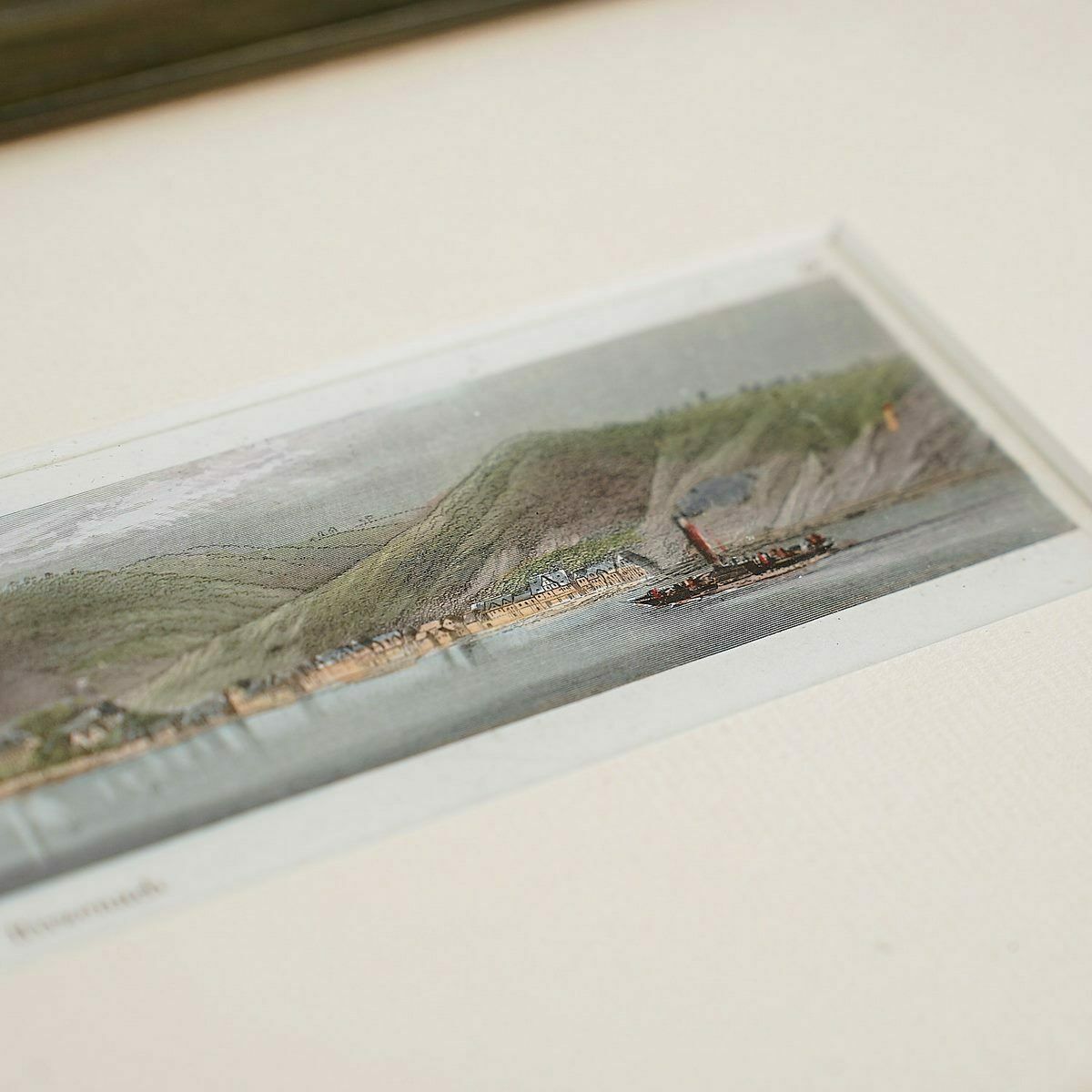 Pair Of Landscape Paintings With Boats photo Art
