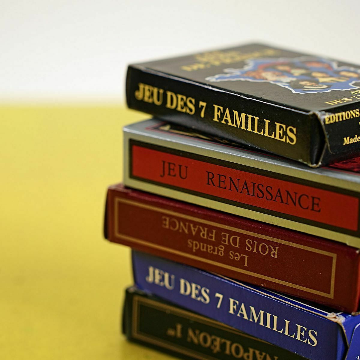 Lot Of 5 Decks Of Collectible Playing Cards, French Historical Characters photo for sale