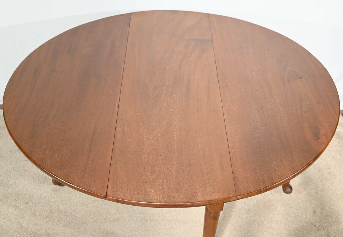 Oval Table 6 Place Settings In Mahogany, England – 1st Part 19th photo 1648.0