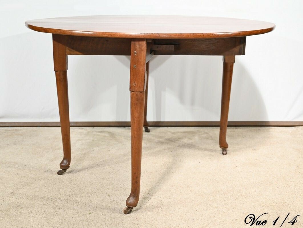 Oval Table 6 Place Settings In Mahogany, England – 1st Part 19th photo vintage