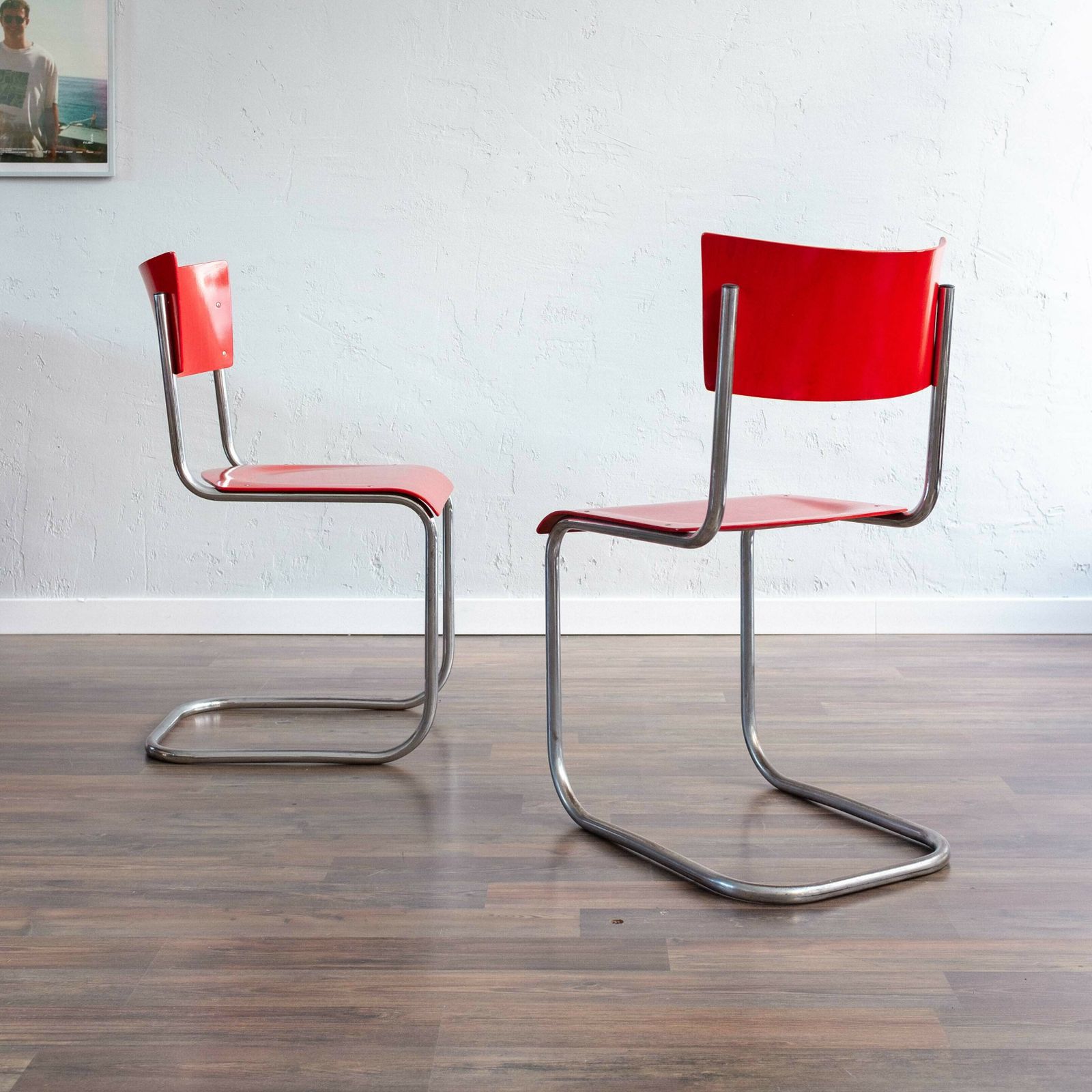 Functionalist Bauhaus Style Dining Chairs By Kovona, 1940s photo Furniture