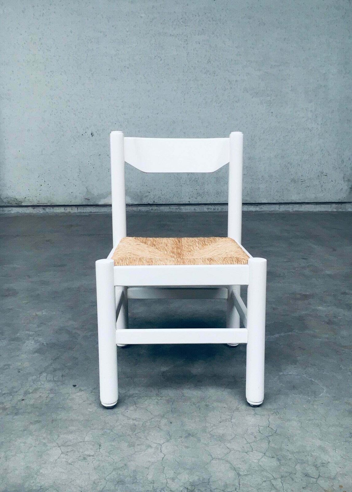 photo vinterior Carimate Model Design Side Chair Set, Italy 1970's
