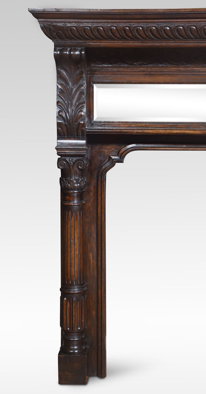 Carved Oak Fire Surround photo vinterior