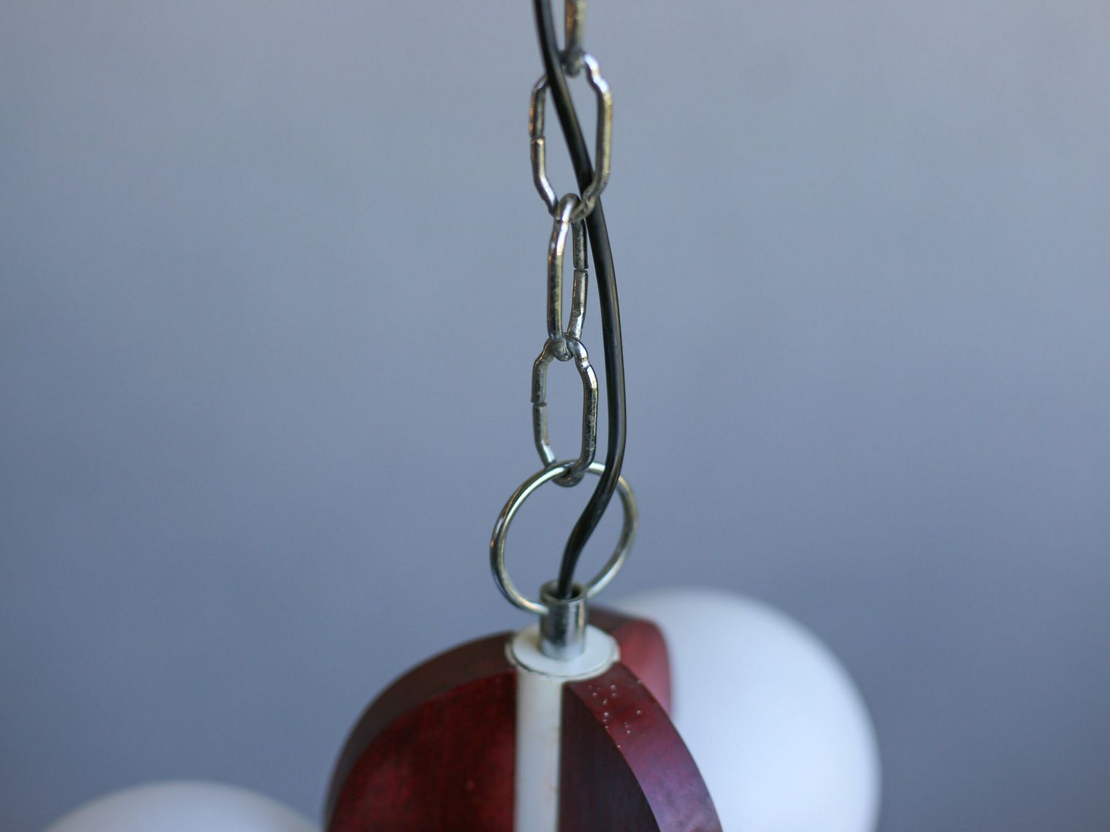 Vintage Brutalist Pendant Light / Large Rustic Chandelier / Mid Century Yugoslavia 70's / Wooden Hanging Lamp / Vintage Sputnik Chandelier photo 296.0