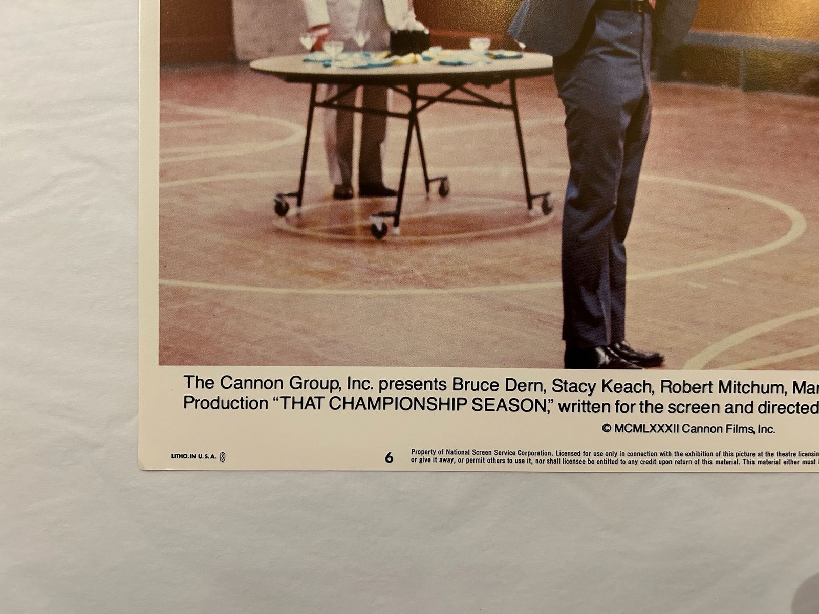 That Championship Season   Original 1982 Lobby Card #6 photo furniture