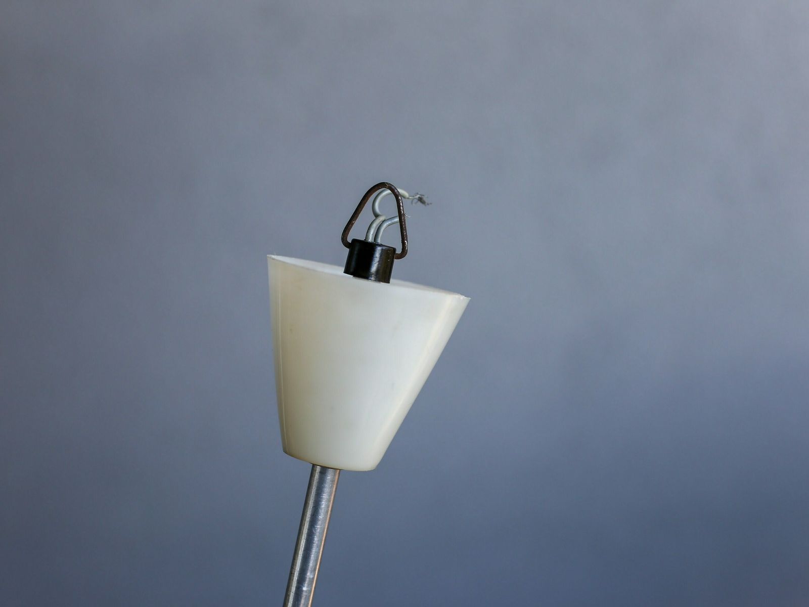 Vintage Glass Pendant Lamp / Art Deco Pendant Lamp / Mid Century Modern Ceiling Lamp / Made In Yugoslavia / Mcm Lamp / Mid Century Lighting photo vinterior