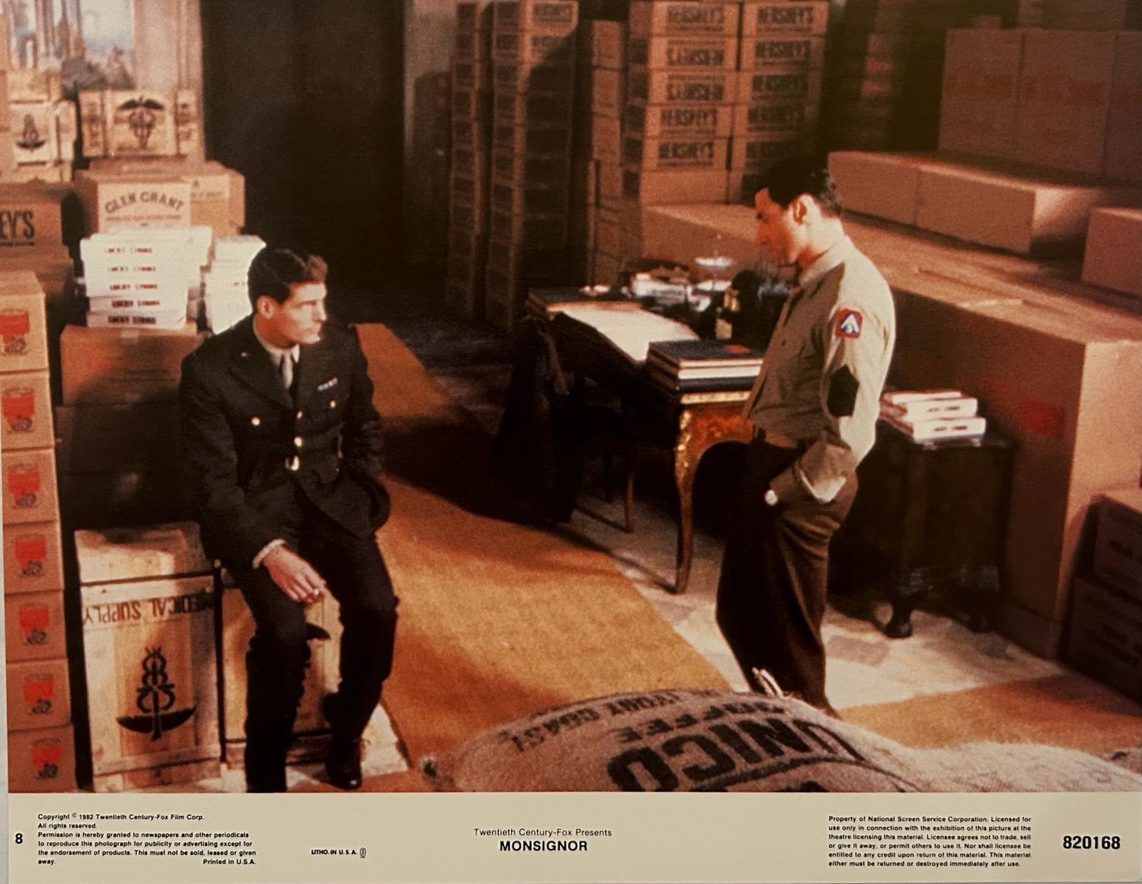 Monsignor   Original 1982 Lobby Card #8