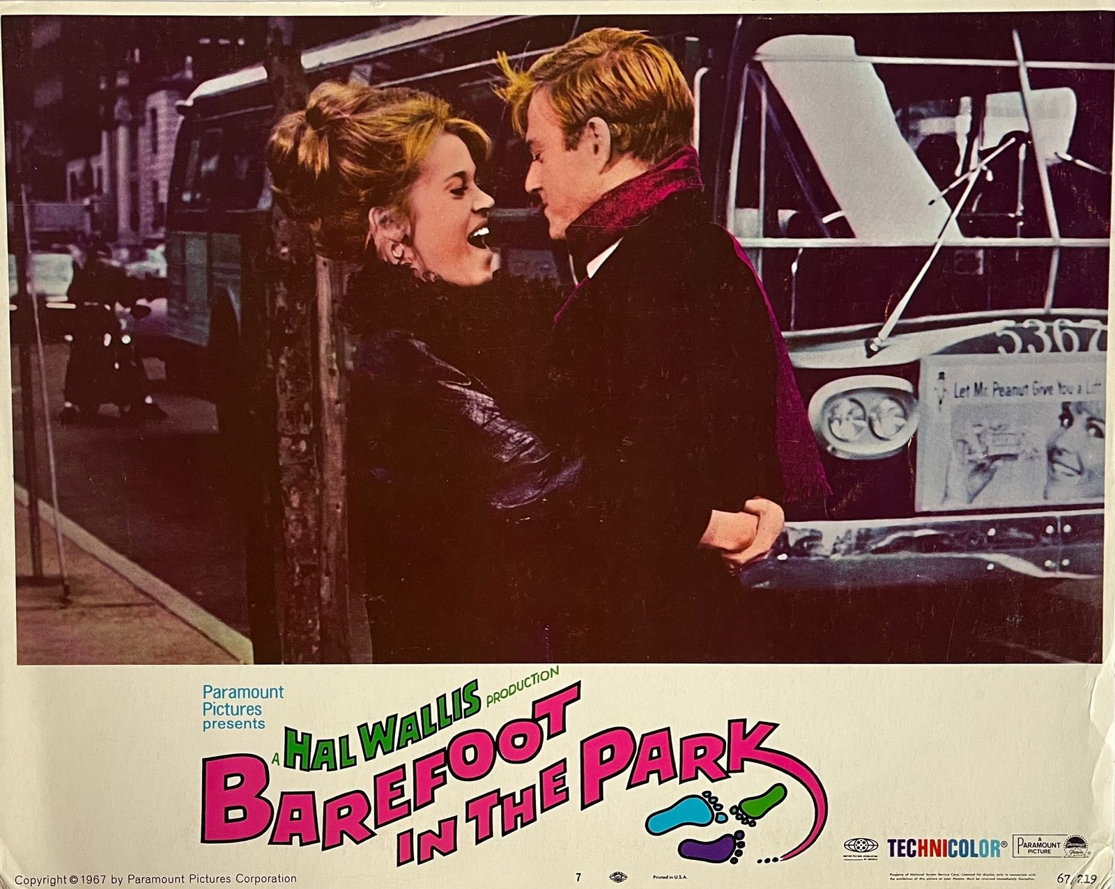 Barefoot In The Park   Original 1967 Lobby Card #7