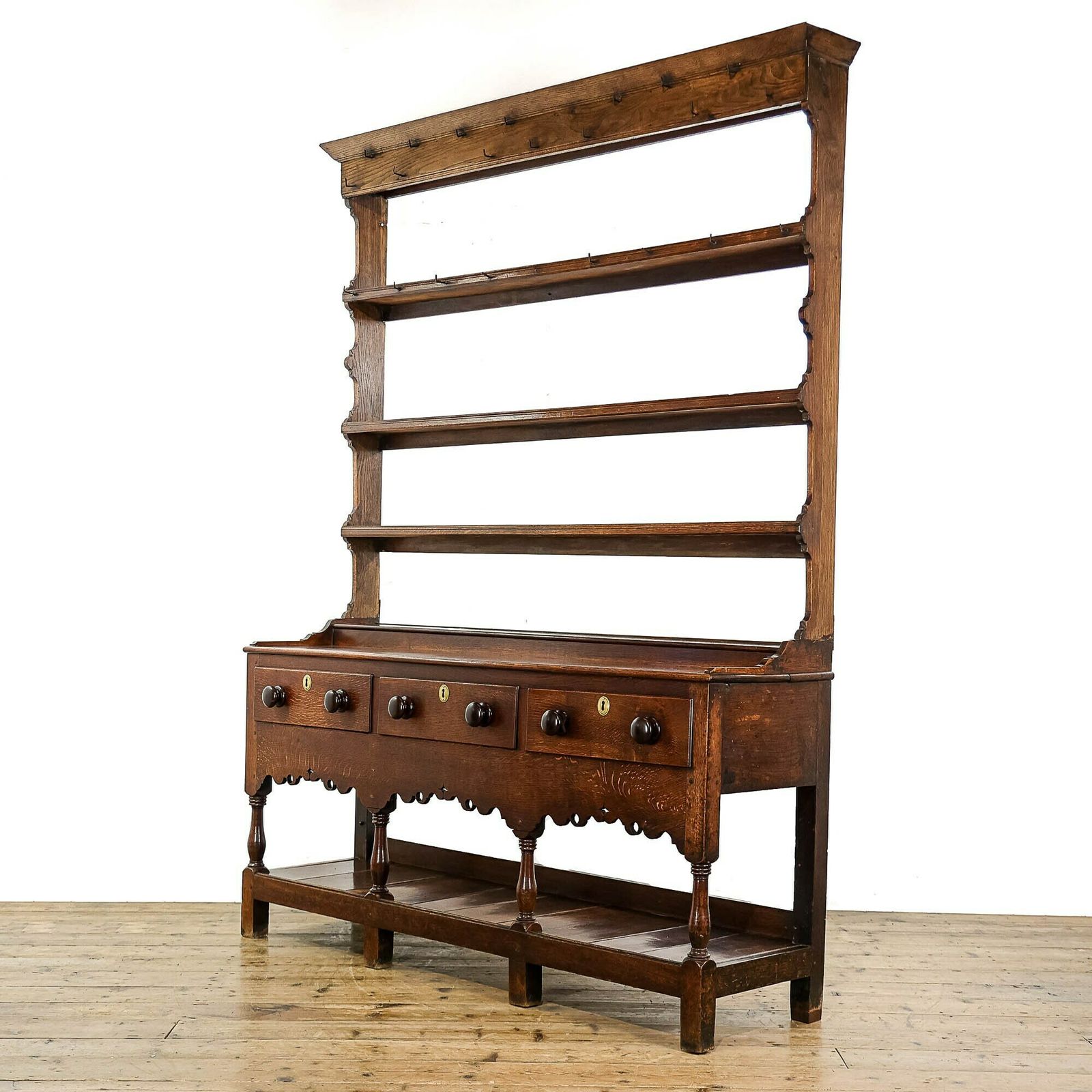 Antique Early 19th Century South Wales Oak Dresser photo furniture