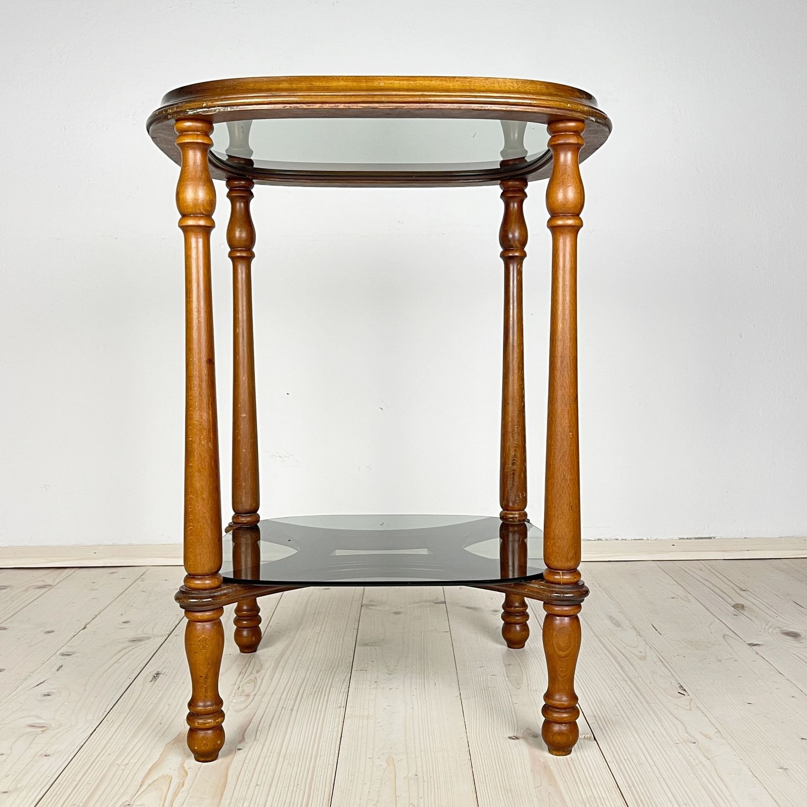 Vintage Wooden Coffee Table Italy 1960s photo 450.0