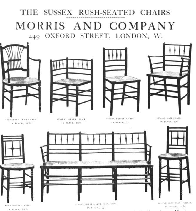1495.0 William Morris Arts & Crafts Sussex Armchair photo