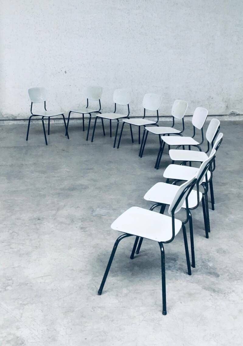 Stapelstoelen – Nederlands Industrieel Design, Jaren 1960 photo Meubels