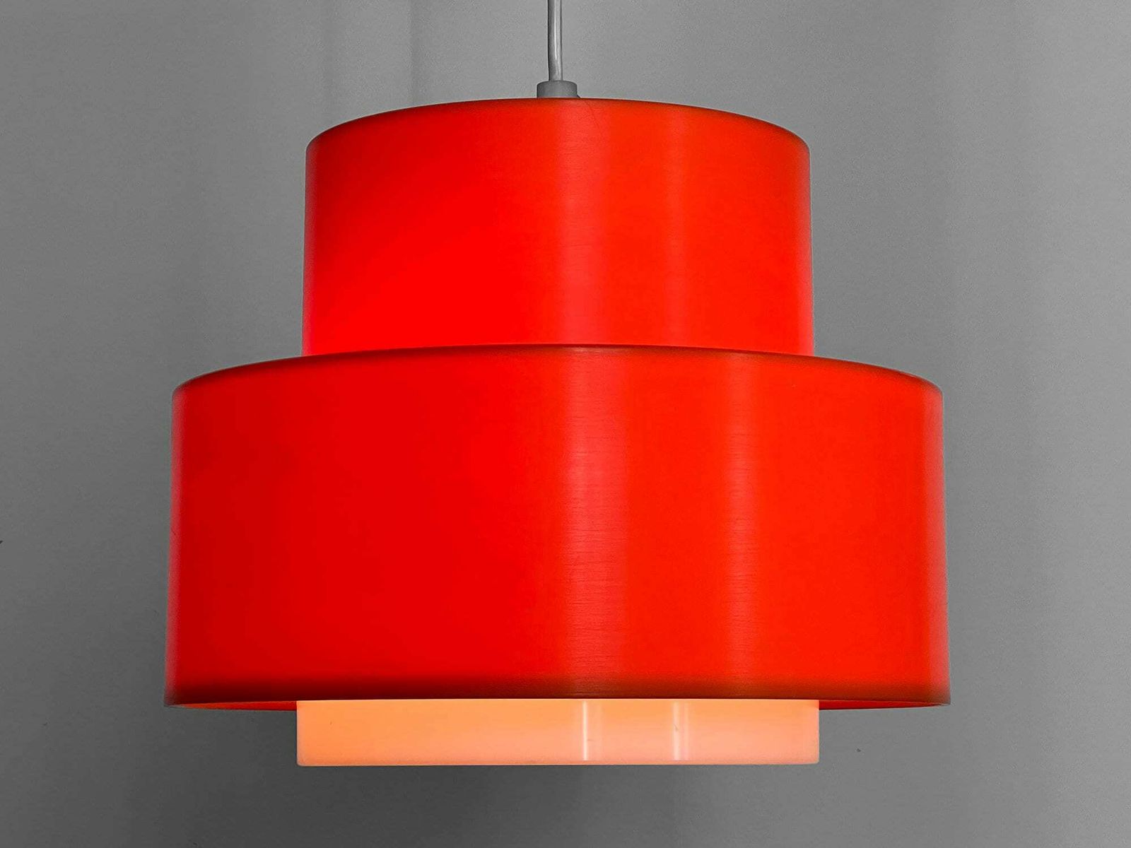 Pendant Light "Cylindus" By Uno And östen Kristiansson For Luxus. Sweden 1970s photo furniture