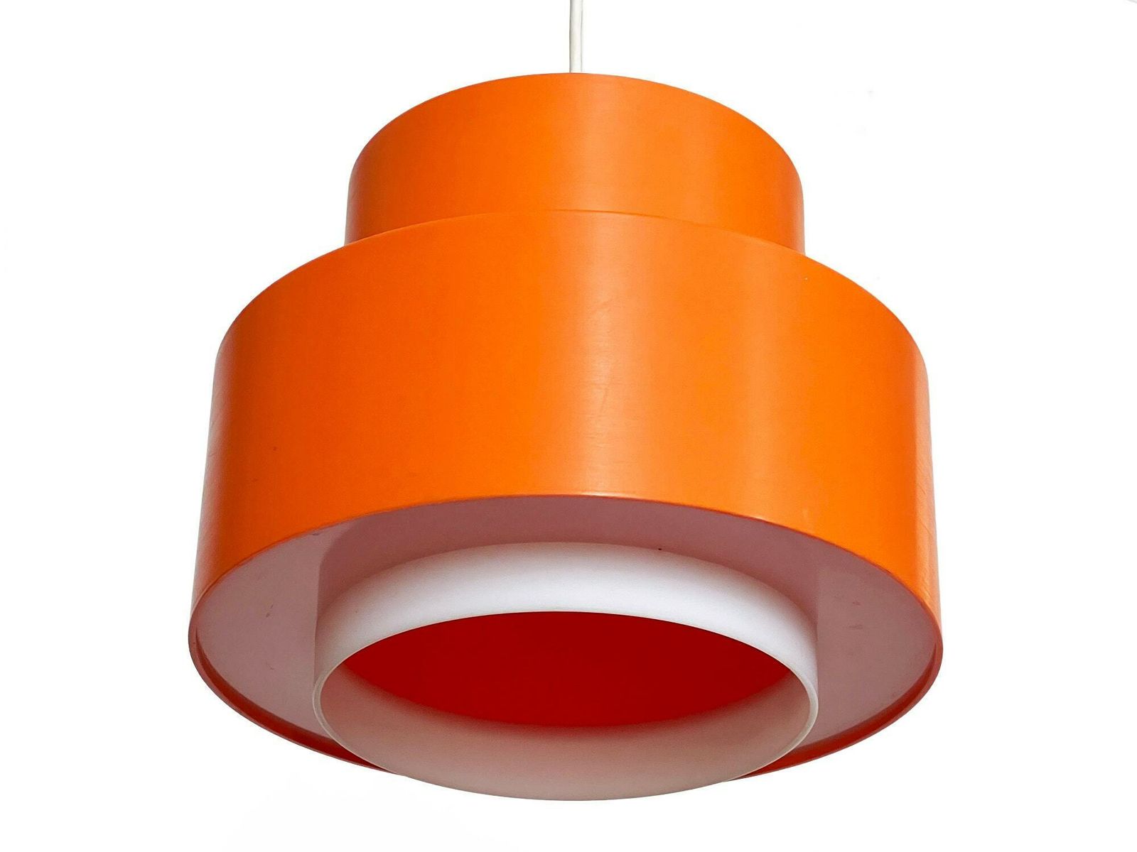 Pendant Light "Cylindus" By Uno And östen Kristiansson For Luxus. Sweden 1970s photo for sale