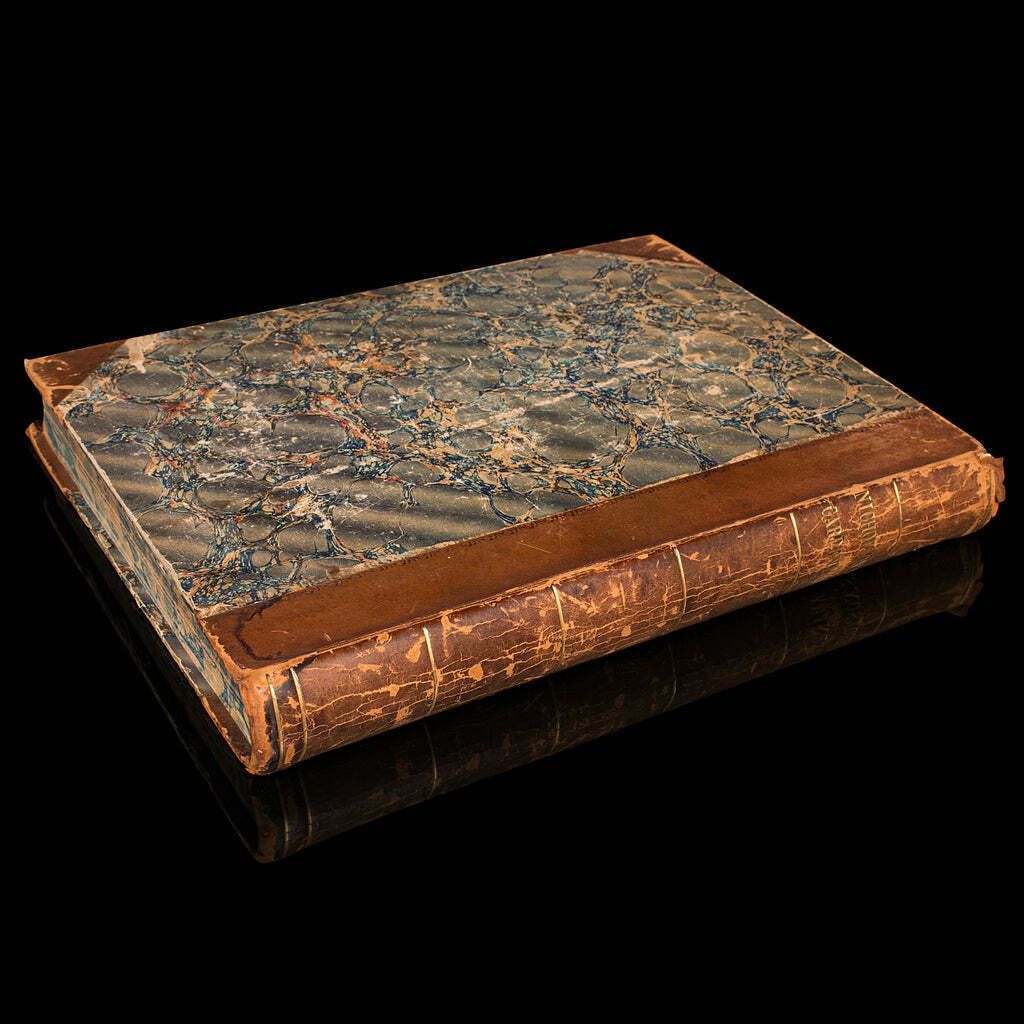 Antique Carpentry Book, Architecture Reference, Peter Nicholson, Victorian, 1846 photo furniture