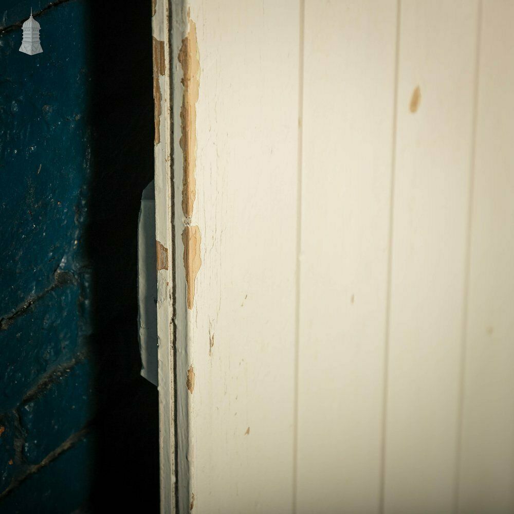Ledged Plank Door, White Painted photo Home Fixtures