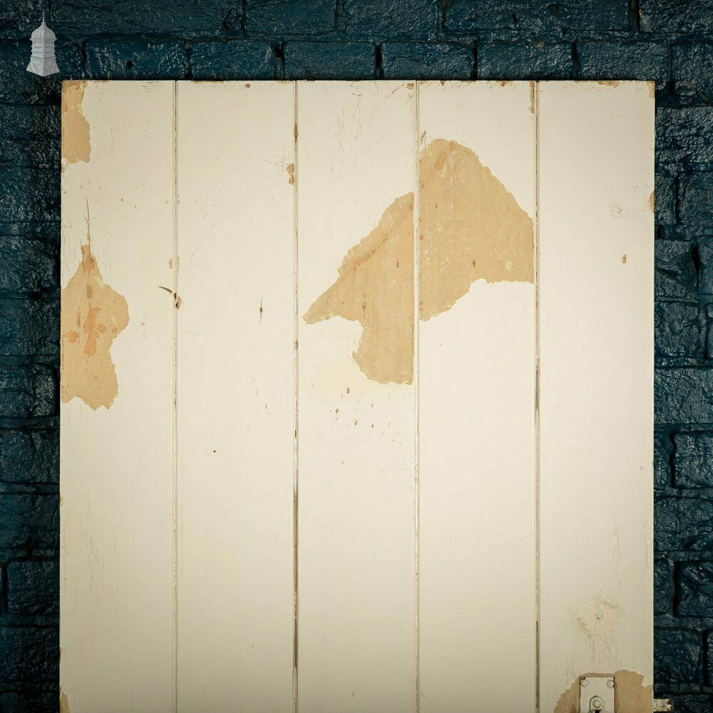 photo vinterior Ledged Plank Door, White Painted