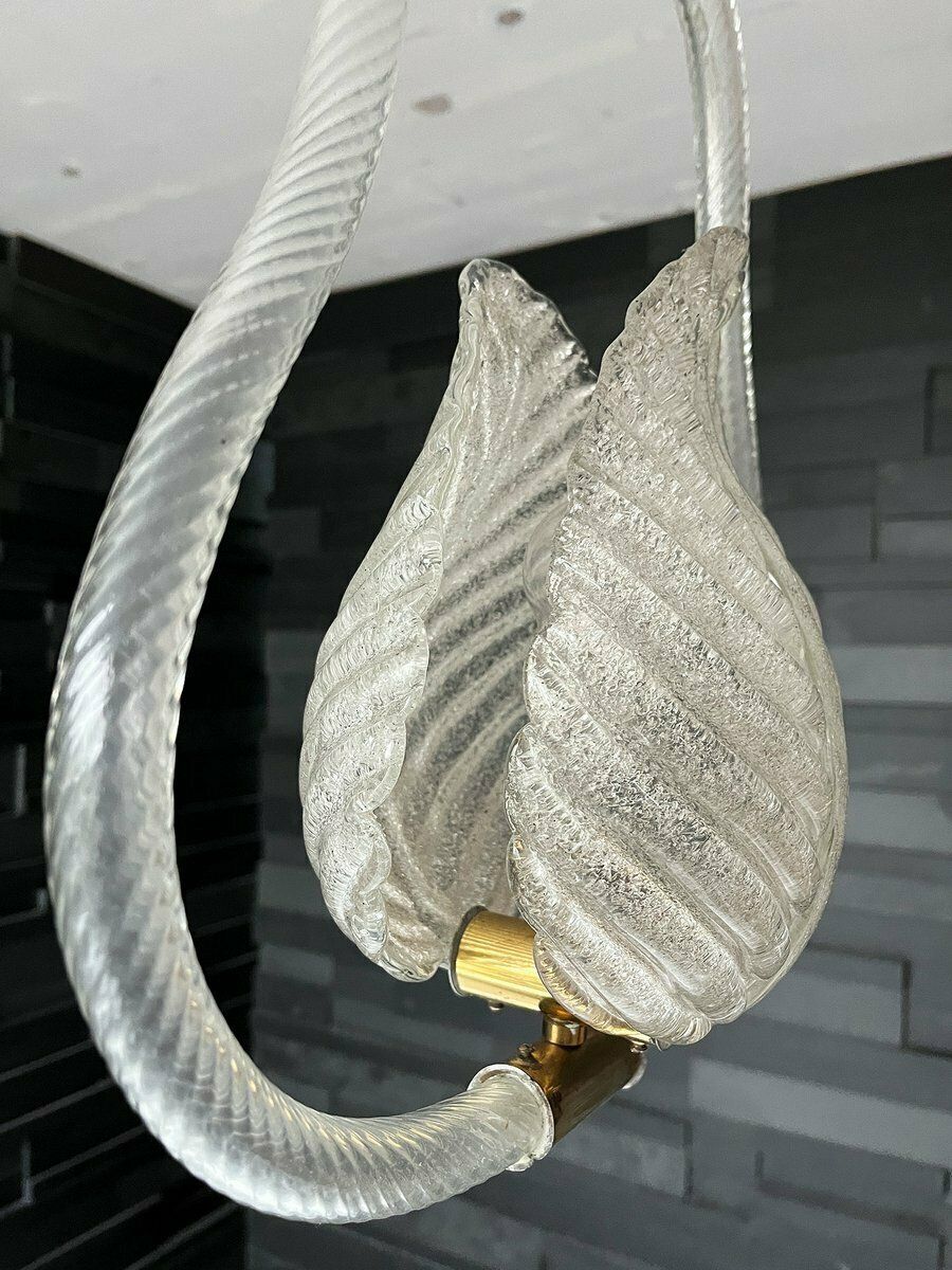 Murano Glass Pendant Lamp By Barovier And Toso, Italy photo 680.0