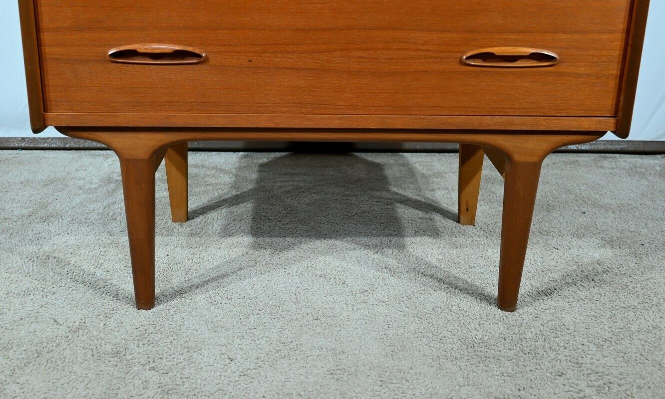 photo furniture Secretary In Teak, Stamped Lb Kofod Larsen, Denmark – 1960