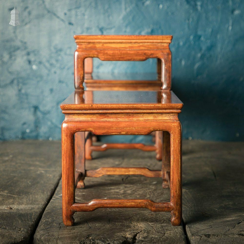 photo furniture Oriental Multi Tiered Hardwood Display Stand