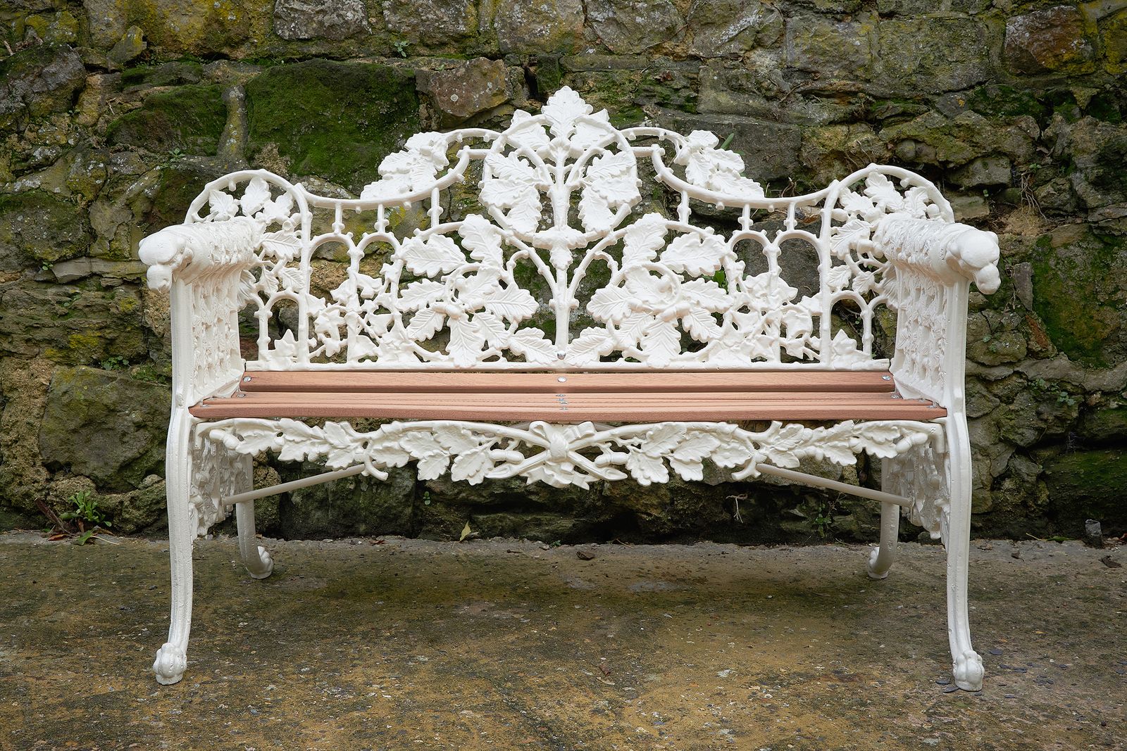 A French Style Cast Iron Bench photo furniture