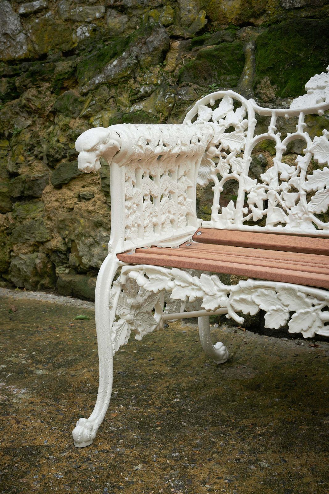 A Cast Iron Garden Bench photo for sale