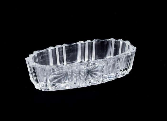 Fåglavik Glasbruk (1874 1980)  Sweden  Six Glass Salt Cellars  Mid 20th C. photo vinterior