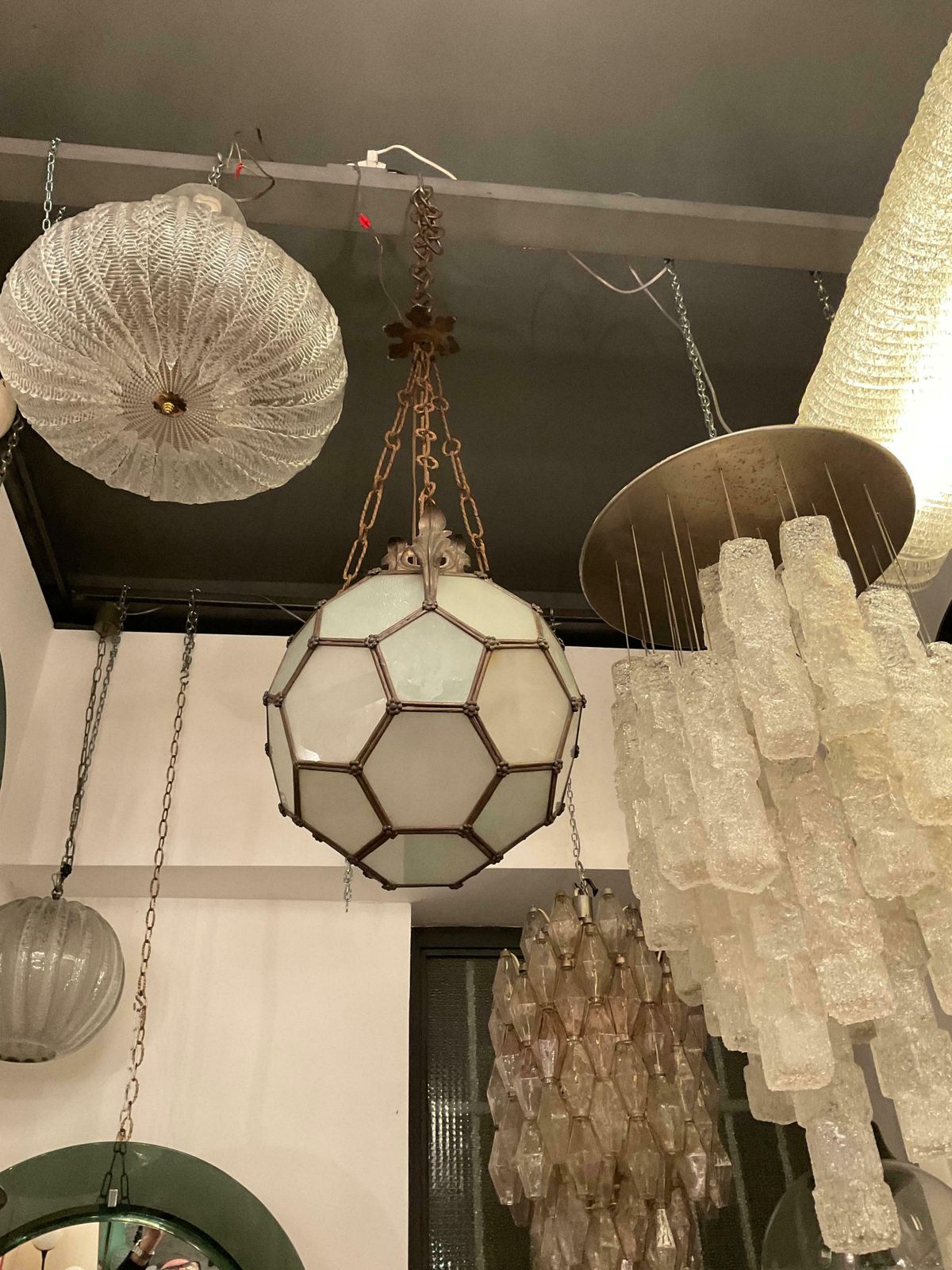 Jean Perzel   Chandelier   France 1930 photo for sale