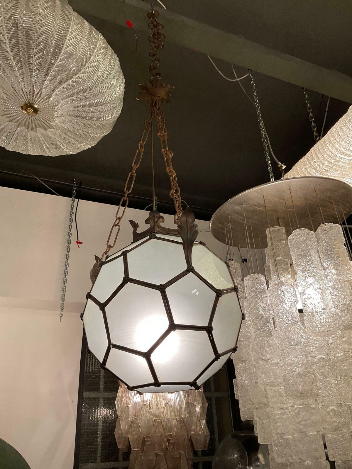 Jean Perzel   Chandelier   France 1930 photo vinterior