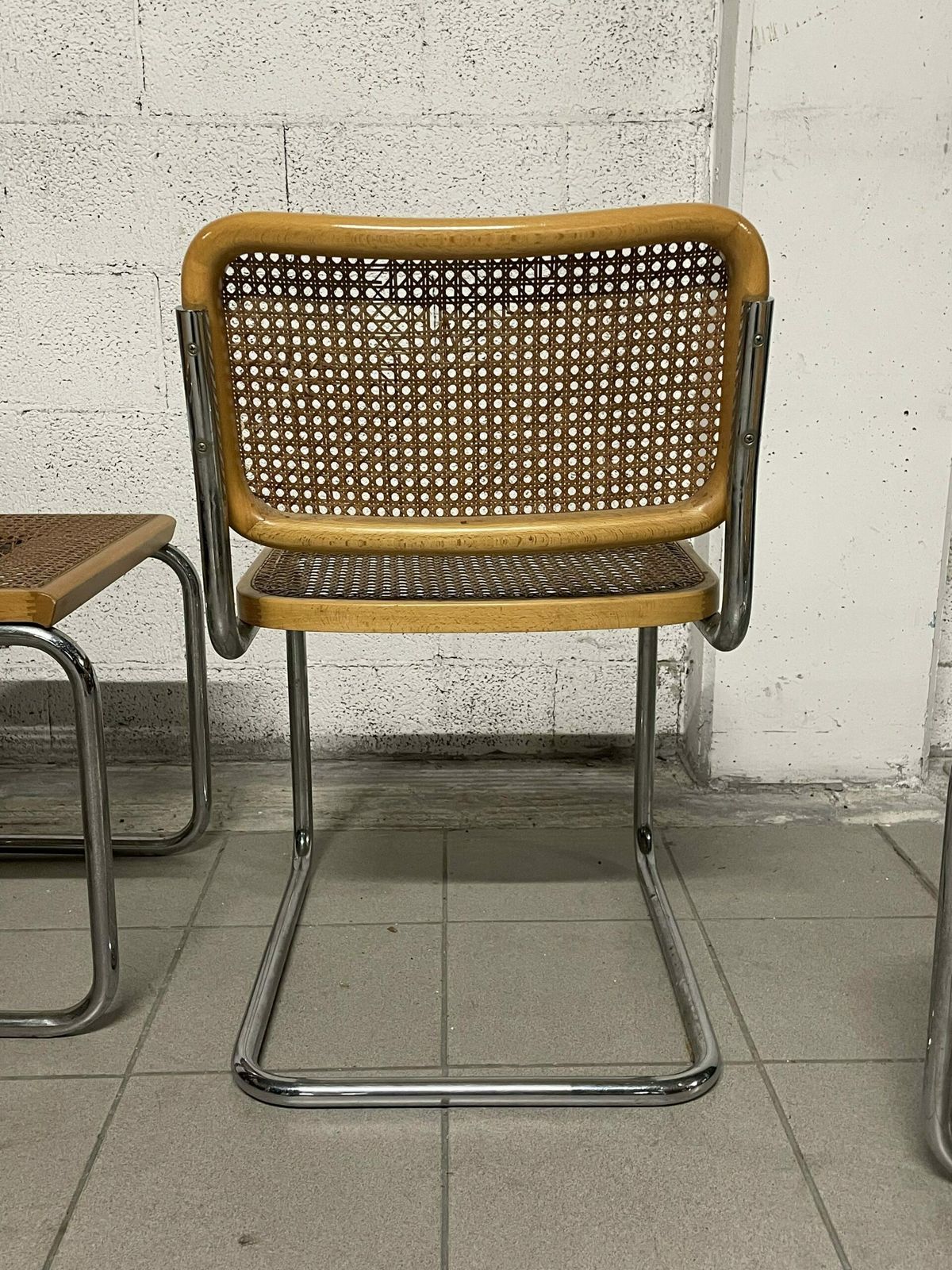 Set Of 4 Cesca B32 Chairs From The 70s Branded Gavina photo vinterior
