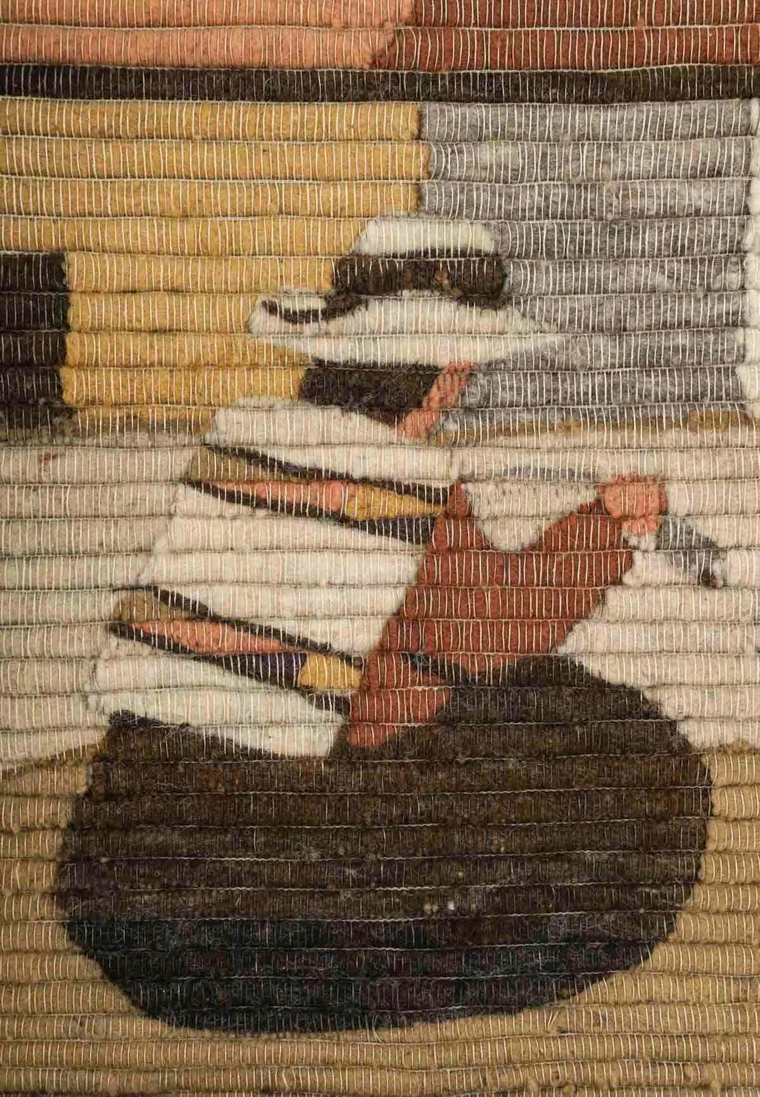 20th Century Tapestry Framed In A Carved Frame. photo Textiles