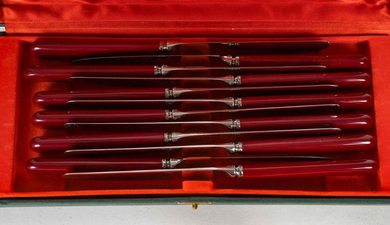 Set Of 12 Guy Degrenne Dessert Knives, 20th Century. £568.15 photo for sale